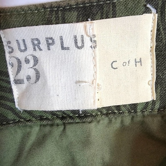 EUC Citizens of Humanity Cotton High Rise Cassidy Pleat Pocket Short Palm SZ 23 - Picture 11 of 12